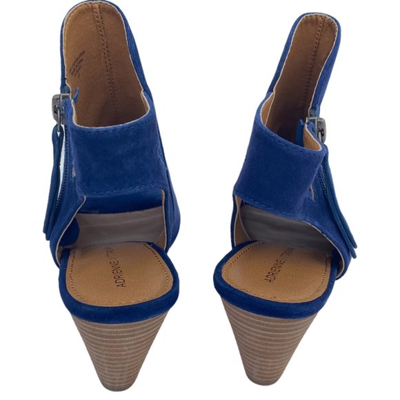 Adrienne Vittadini Phyre Suede Shootie Blueberry - Picture 5 of 15